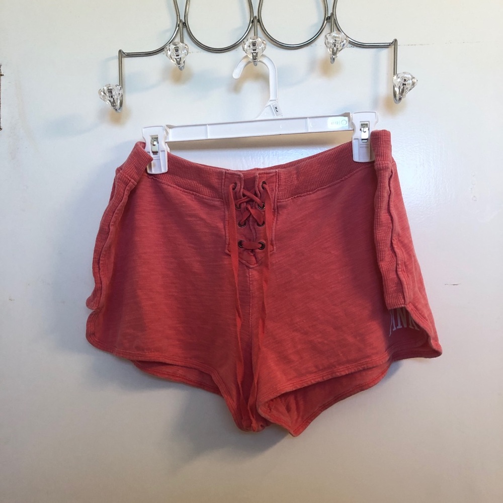 Coral lounge shorts
